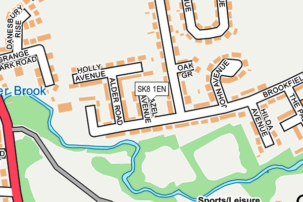 SK8 1EN map - OS OpenMap – Local (Ordnance Survey)