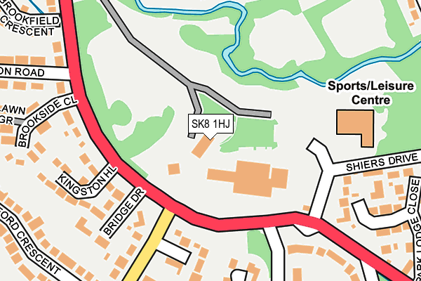 SK8 1HJ map - OS OpenMap – Local (Ordnance Survey)