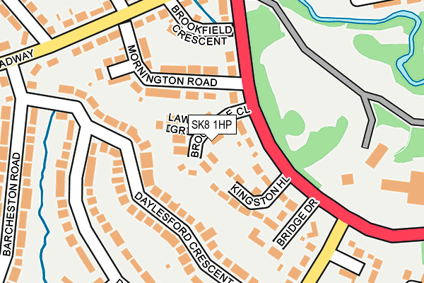 SK8 1HP map - OS OpenMap – Local (Ordnance Survey)