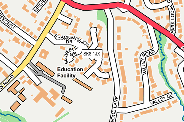 Map of SOPS HEALTHCARE LTD at local scale