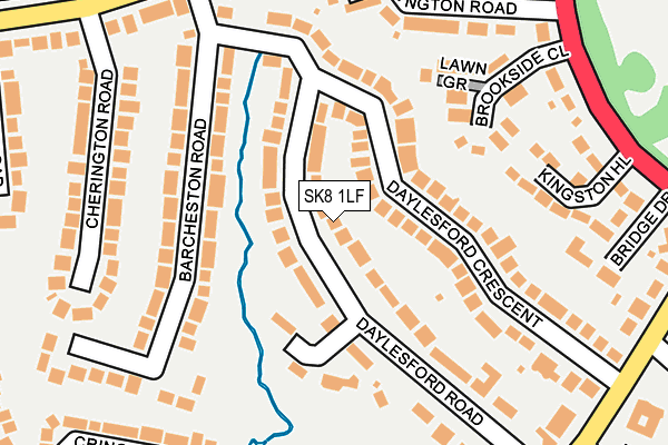 SK8 1LF map - OS OpenMap – Local (Ordnance Survey)