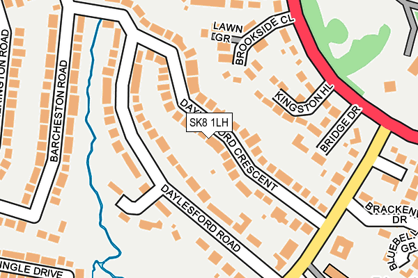 SK8 1LH map - OS OpenMap – Local (Ordnance Survey)