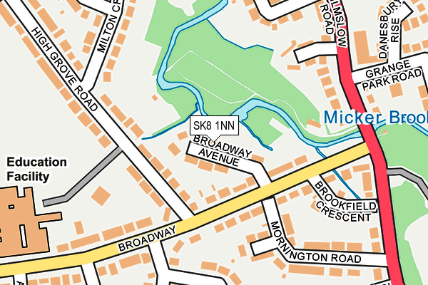 SK8 1NN map - OS OpenMap – Local (Ordnance Survey)