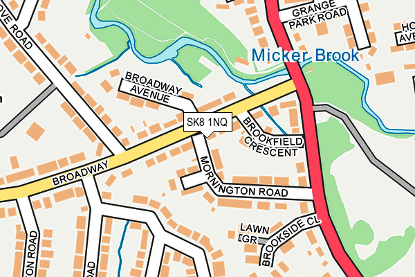 SK8 1NQ map - OS OpenMap – Local (Ordnance Survey)