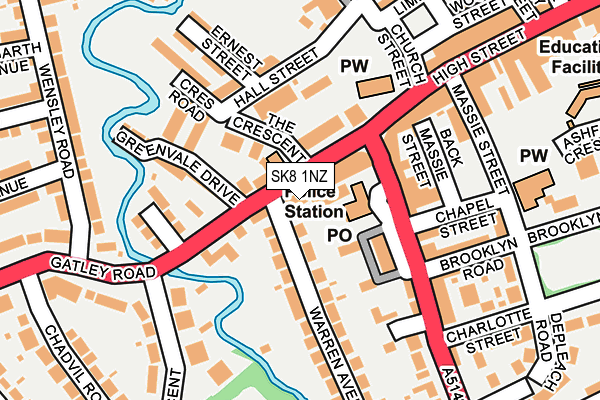 Map of AKC (UK) LIMITED at local scale