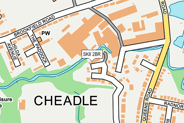 SK8 2BR map - OS OpenMap – Local (Ordnance Survey)