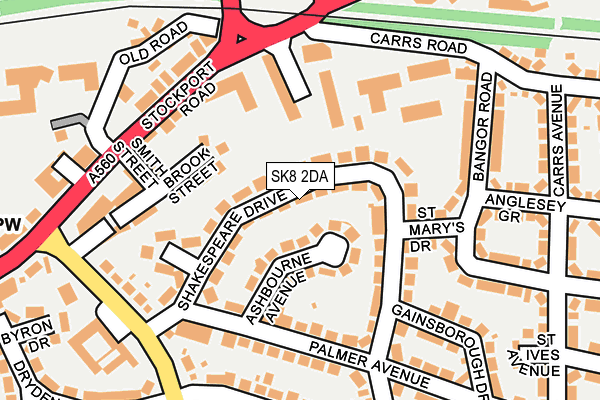 Map of THE ZEBRA PARTNERSHIP LIMITED at local scale