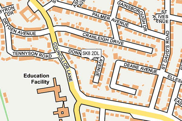 SK8 2DL map - OS OpenMap – Local (Ordnance Survey)