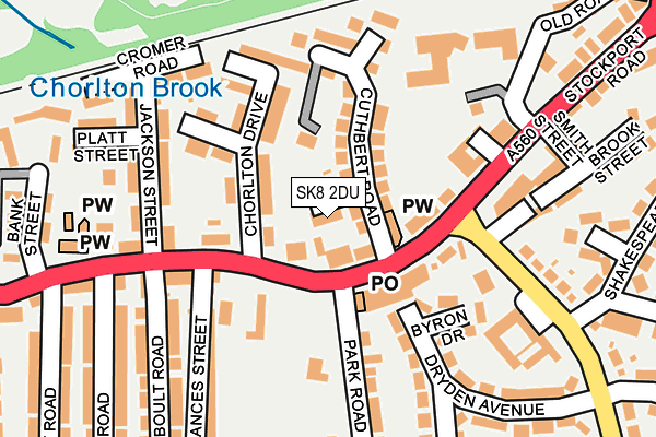 SK8 2DU map - OS OpenMap – Local (Ordnance Survey)