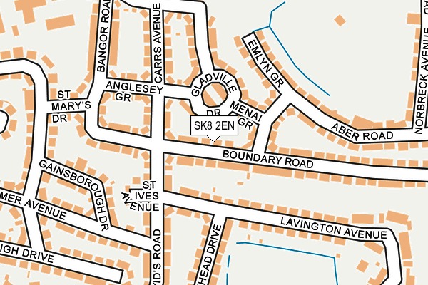 SK8 2EN map - OS OpenMap – Local (Ordnance Survey)