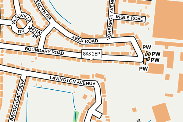 SK8 2EP map - OS OpenMap – Local (Ordnance Survey)