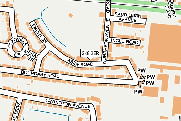 SK8 2ER map - OS OpenMap – Local (Ordnance Survey)