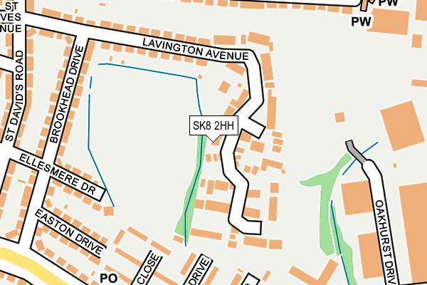 SK8 2HH map - OS OpenMap – Local (Ordnance Survey)