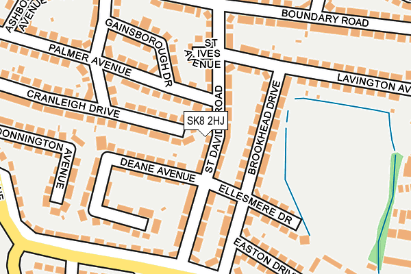 SK8 2HJ map - OS OpenMap – Local (Ordnance Survey)