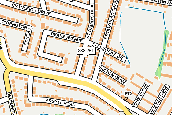 SK8 2HL map - OS OpenMap – Local (Ordnance Survey)