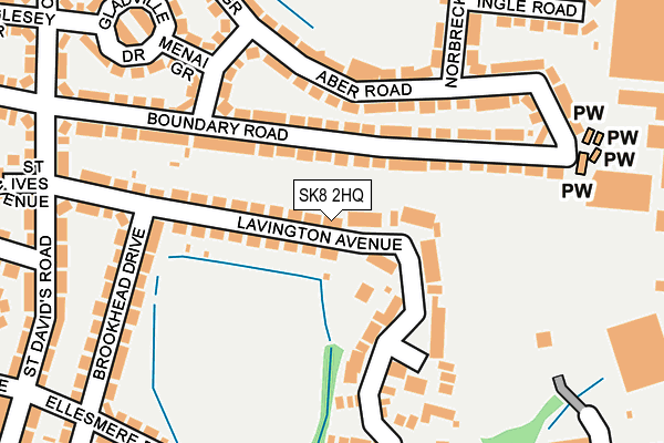 SK8 2HQ map - OS OpenMap – Local (Ordnance Survey)