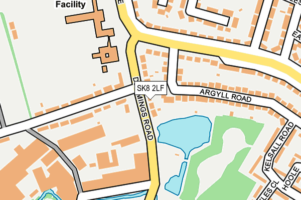 SK8 2LF map - OS OpenMap – Local (Ordnance Survey)