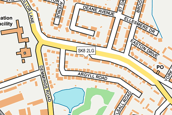 SK8 2LG map - OS OpenMap – Local (Ordnance Survey)