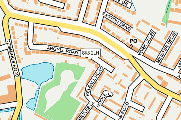 SK8 2LH map - OS OpenMap – Local (Ordnance Survey)