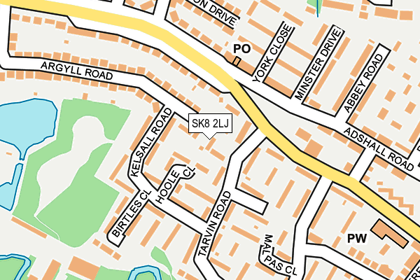 SK8 2LJ map - OS OpenMap – Local (Ordnance Survey)