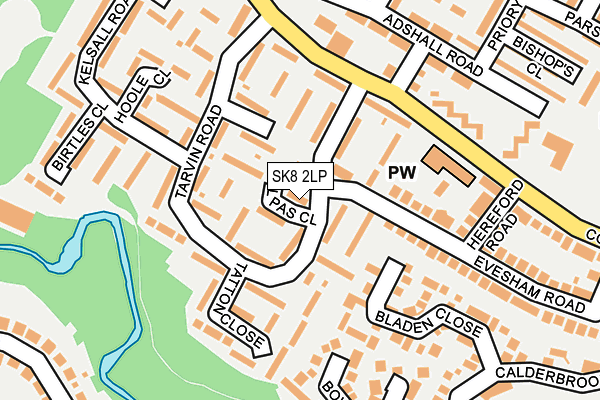 SK8 2LP map - OS OpenMap – Local (Ordnance Survey)