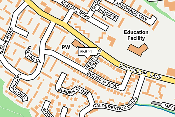 SK8 2LT map - OS OpenMap – Local (Ordnance Survey)