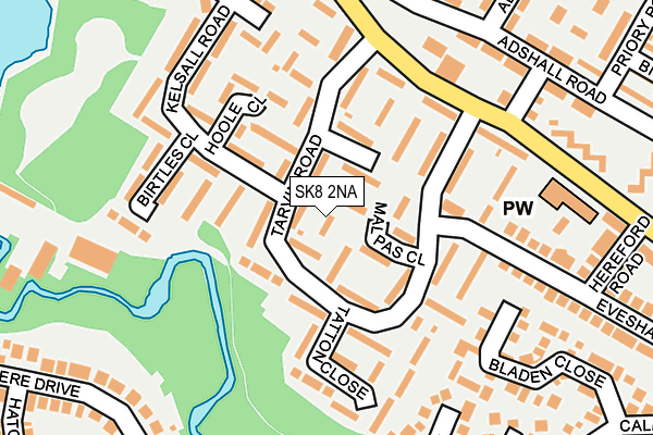 SK8 2NA map - OS OpenMap – Local (Ordnance Survey)