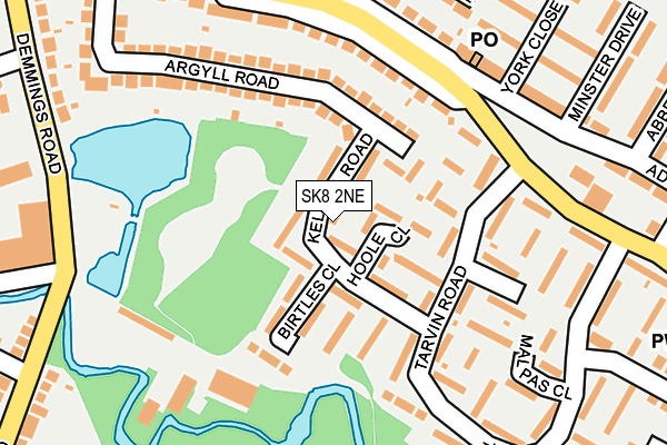 SK8 2NE map - OS OpenMap – Local (Ordnance Survey)