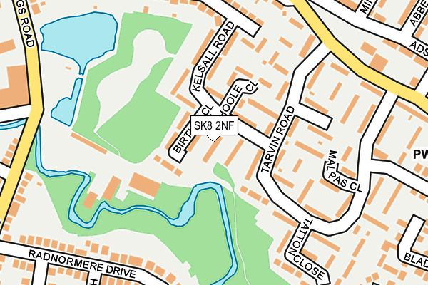 SK8 2NF map - OS OpenMap – Local (Ordnance Survey)