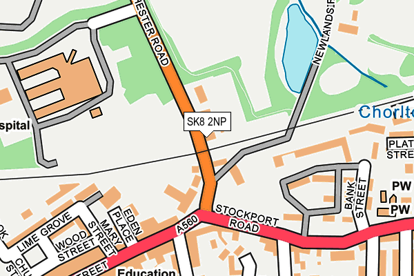 SK8 2NP map - OS OpenMap – Local (Ordnance Survey)