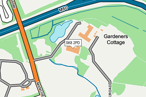 SK8 2PD map - OS OpenMap – Local (Ordnance Survey)