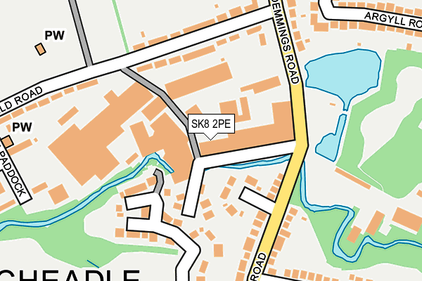 Map of PRIME DEVELOPERS (BESWICK) LTD at local scale