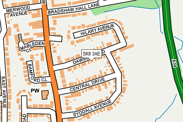 Map of SWAVO FILMS LTD at local scale