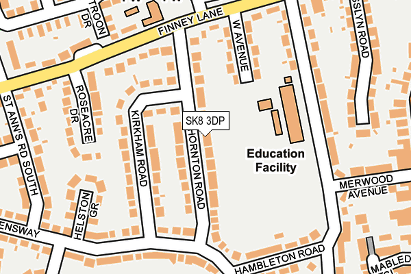 Map of CHEADLE ENT LIMITED at local scale