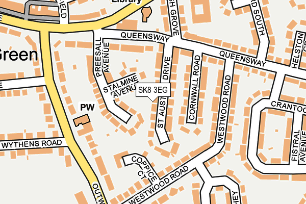 SK8 3EG map - OS OpenMap – Local (Ordnance Survey)