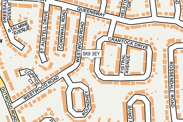 Map of AUA REAL ESTATE LTD at local scale