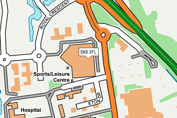 SK8 3FL map - OS OpenMap – Local (Ordnance Survey)