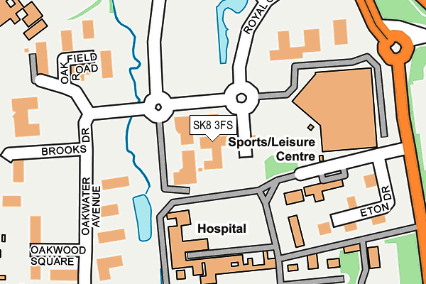 SK8 3FS map - OS OpenMap – Local (Ordnance Survey)