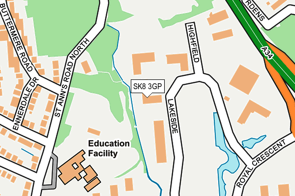 Map of MERE VIEW (ASTBURY) LTD at local scale