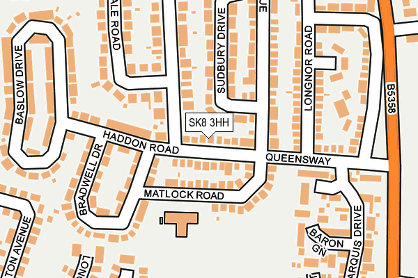 SK8 3HH map - OS OpenMap – Local (Ordnance Survey)