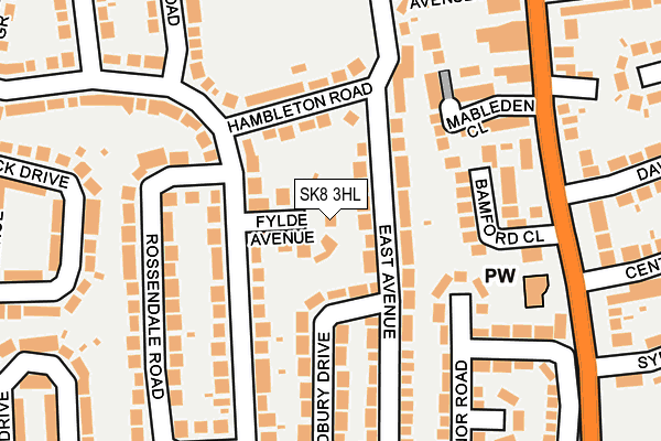 SK8 3HL map - OS OpenMap – Local (Ordnance Survey)