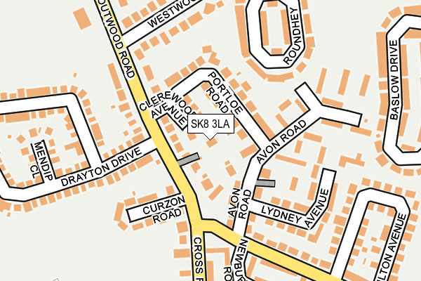 SK8 3LA map - OS OpenMap – Local (Ordnance Survey)