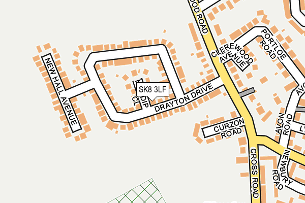 SK8 3LF map - OS OpenMap – Local (Ordnance Survey)