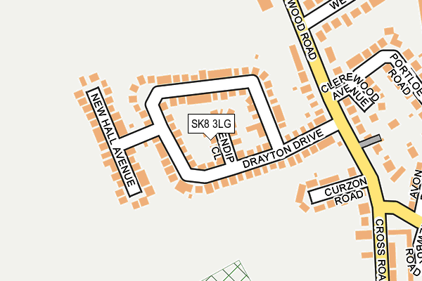 SK8 3LG map - OS OpenMap – Local (Ordnance Survey)