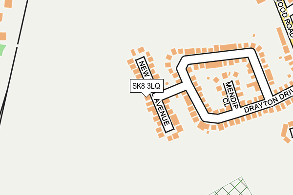 SK8 3LQ map - OS OpenMap – Local (Ordnance Survey)