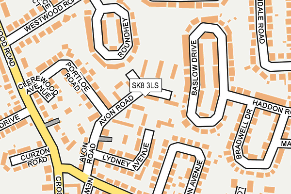 SK8 3LS map - OS OpenMap – Local (Ordnance Survey)