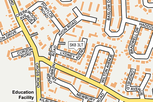 SK8 3LT map - OS OpenMap – Local (Ordnance Survey)
