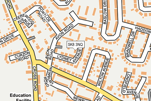 SK8 3NQ map - OS OpenMap – Local (Ordnance Survey)