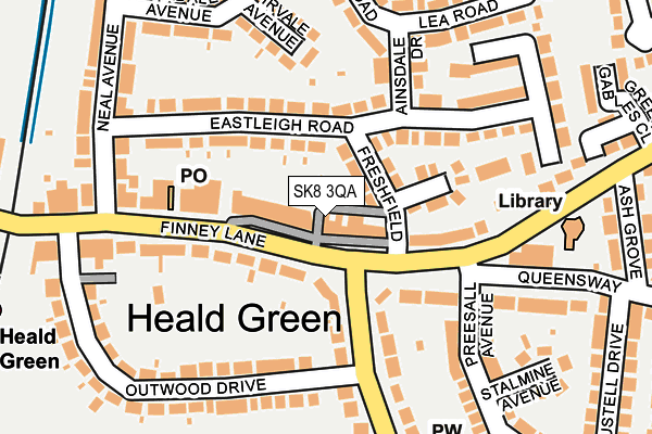 Map of THE COLLEGE HOUSE (SOUTH DOWNS ROAD) RESIDENTS MANAGEMENT COMPANY LIMITED at local scale