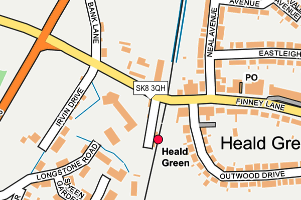SK8 3QH map - OS OpenMap – Local (Ordnance Survey)